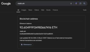 Vitalik.ETH Google ENS integráció