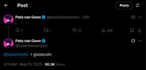 gooncoin indulás